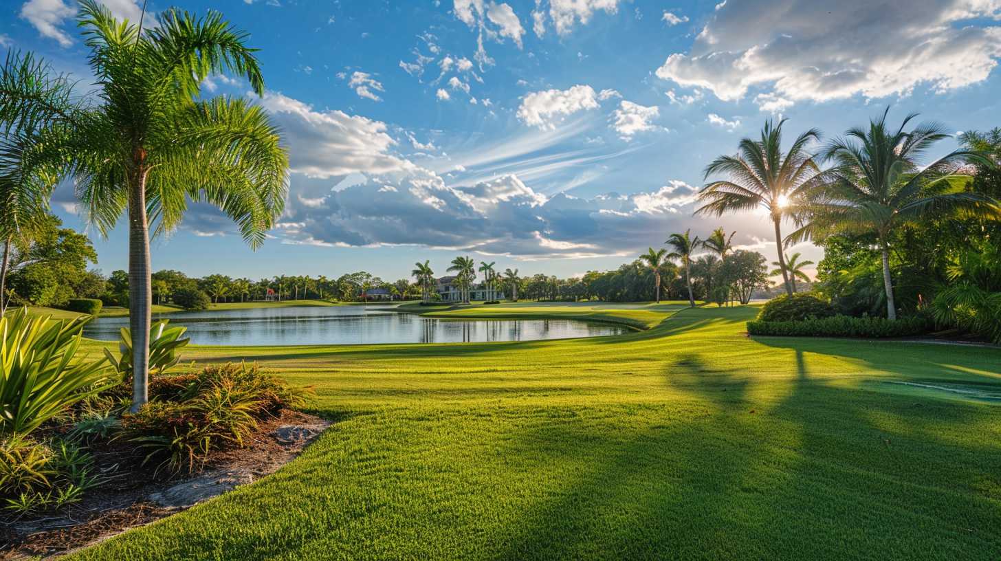 Sunny Florida Golf Course Resort