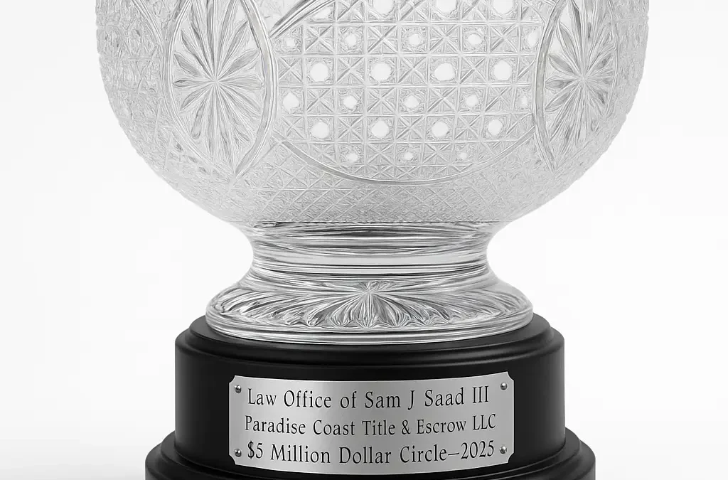 Paradise Coast Title Receives Prestigious $5 Million Award from The Fund